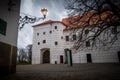 Basilica of St. Procopius - courtyard Royalty Free Stock Photo